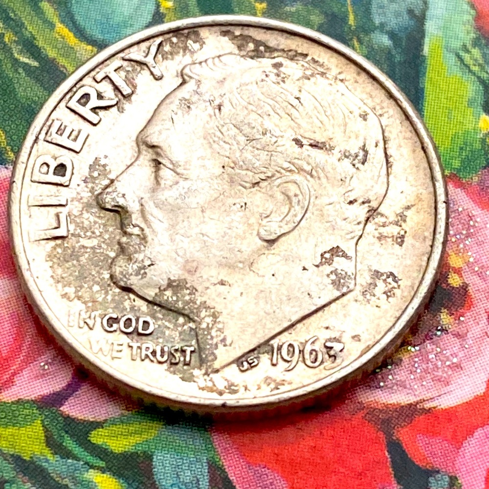 Vintage 1963 Roosevelt NO Mint Dime